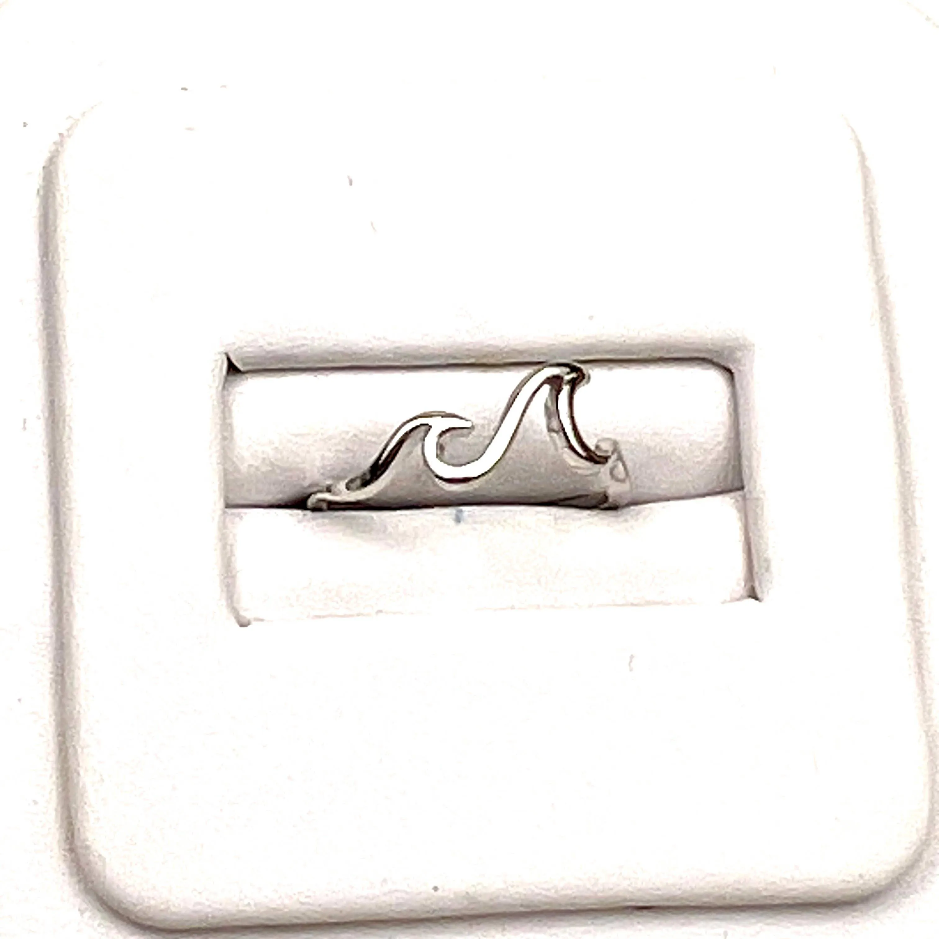 Double Wave Toe Ring Sterling Silver