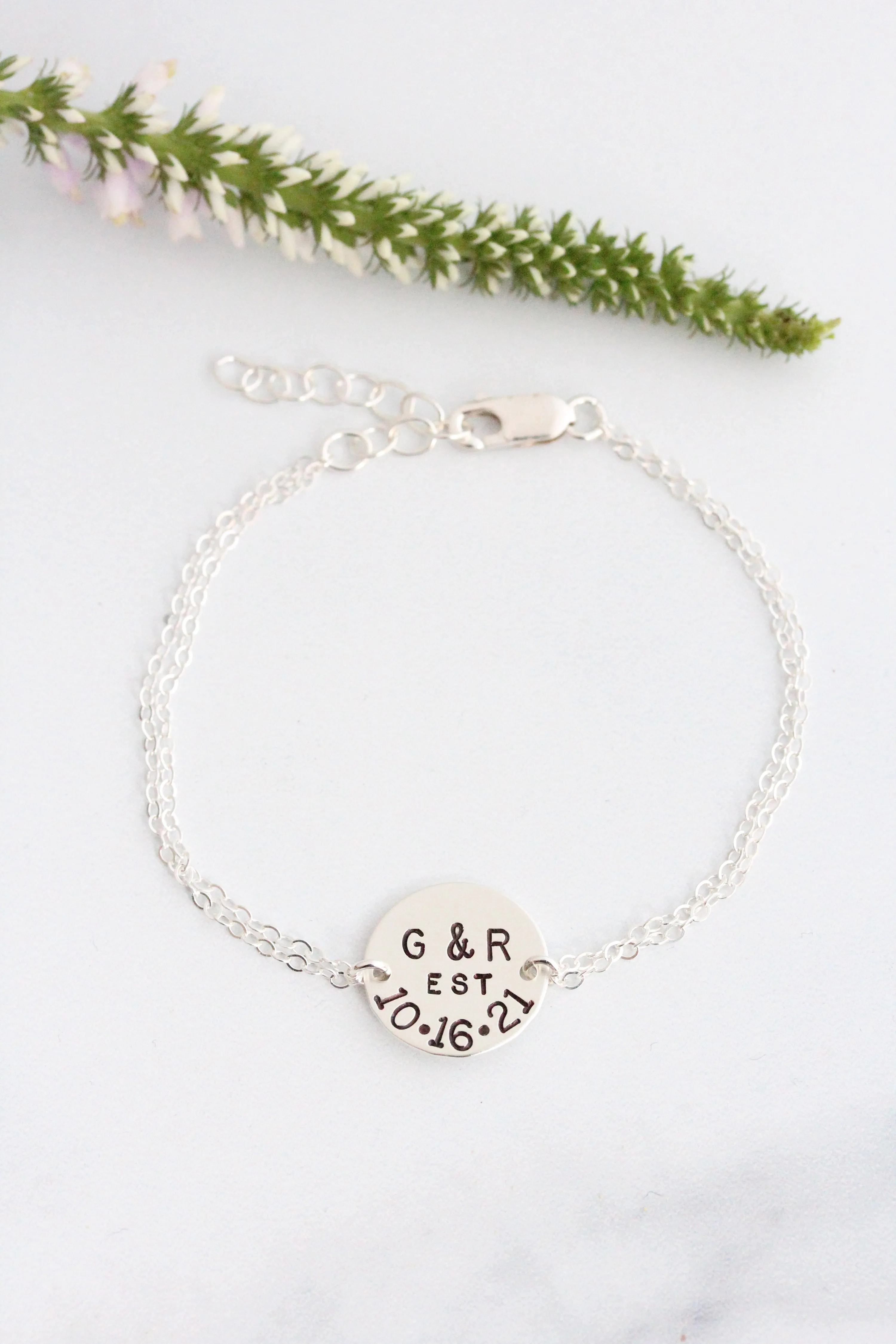 est. bracelet {sterling silver}