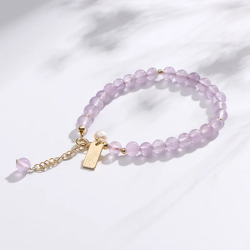 Fortune's Favor Amethyst Bracelet - Sterling Silver Design for Women