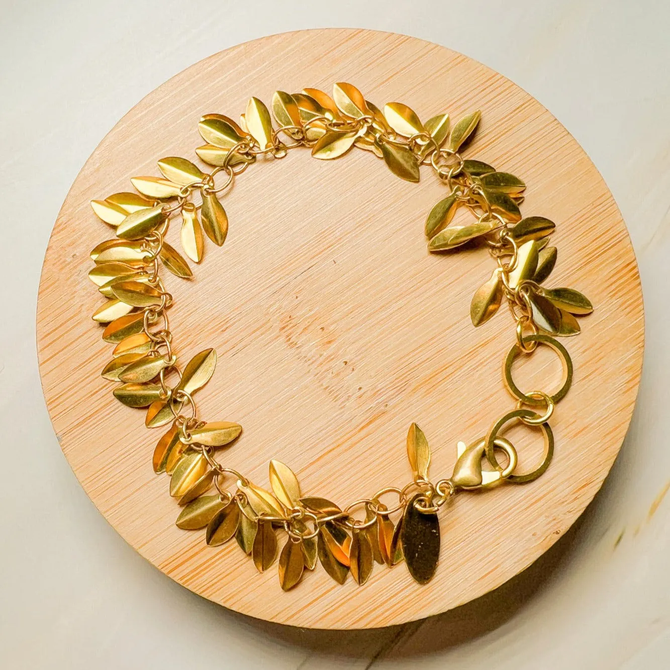 Garland Leaf Chain Bracelet