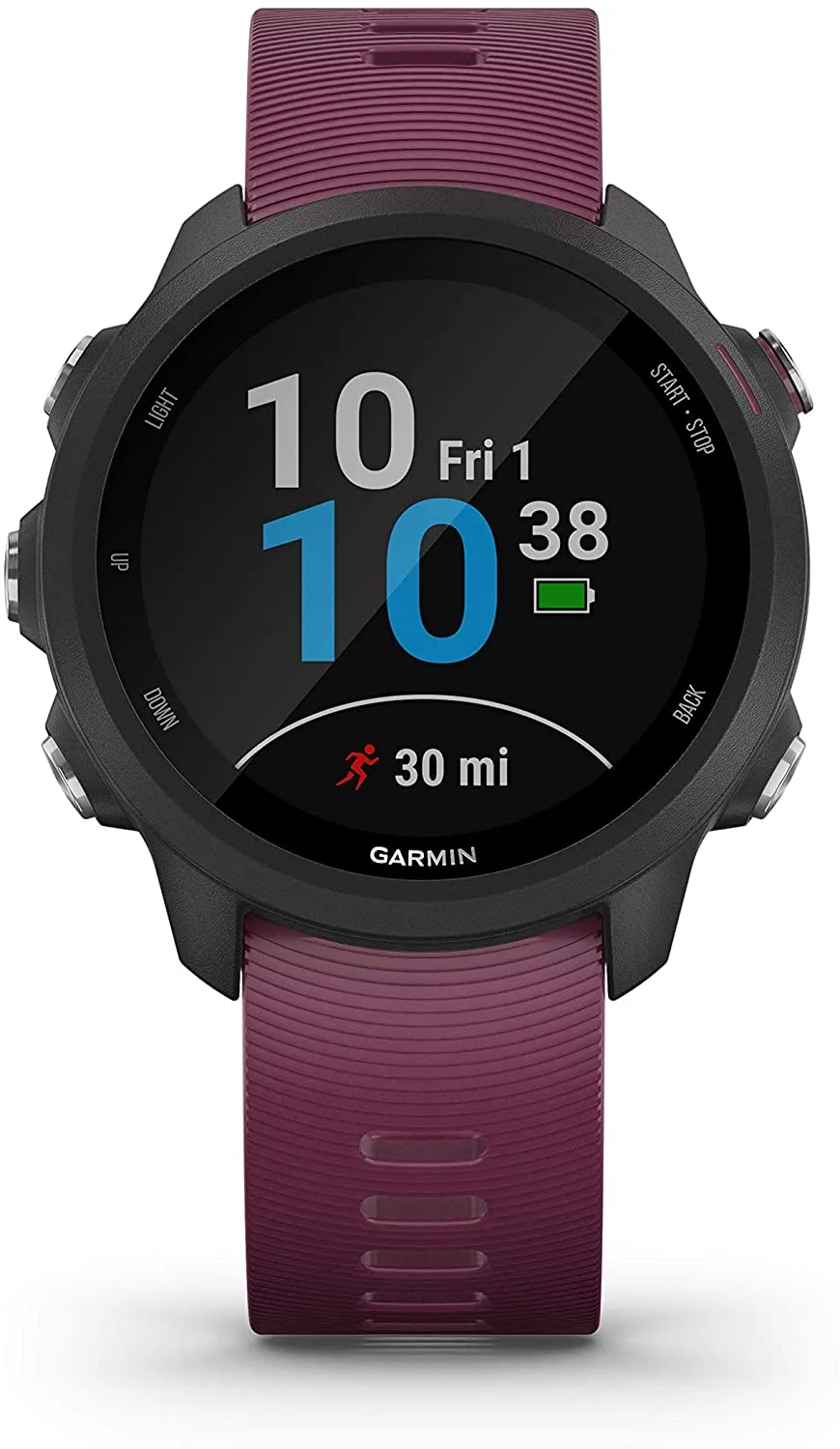 Garmin Forerunner 245 GPS Running Smartwatch (010-02120-01, Blue/Lime/White)