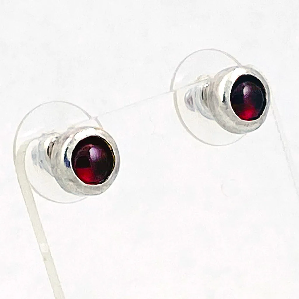 Garnet Post earrings