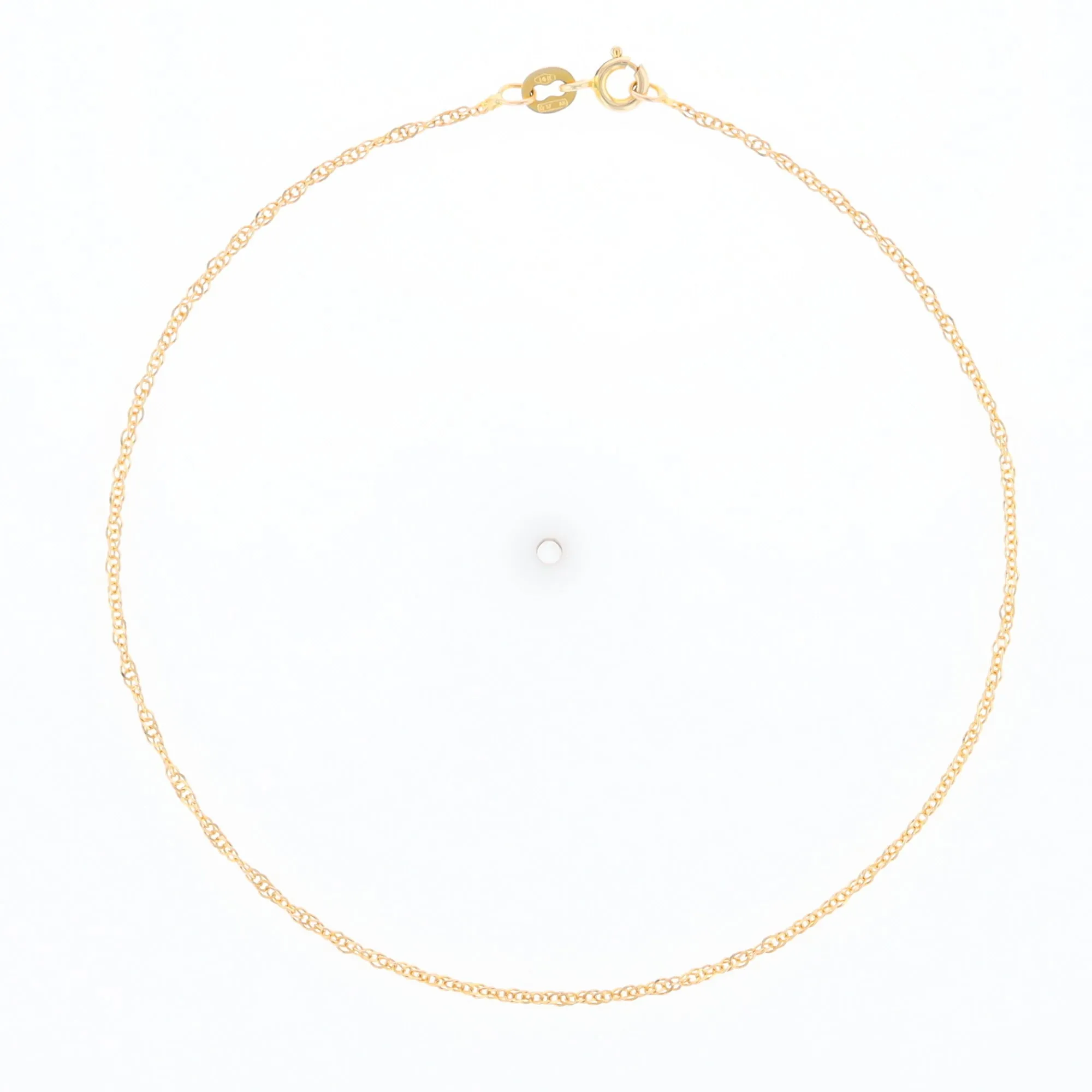 Gold Singapore Anklet