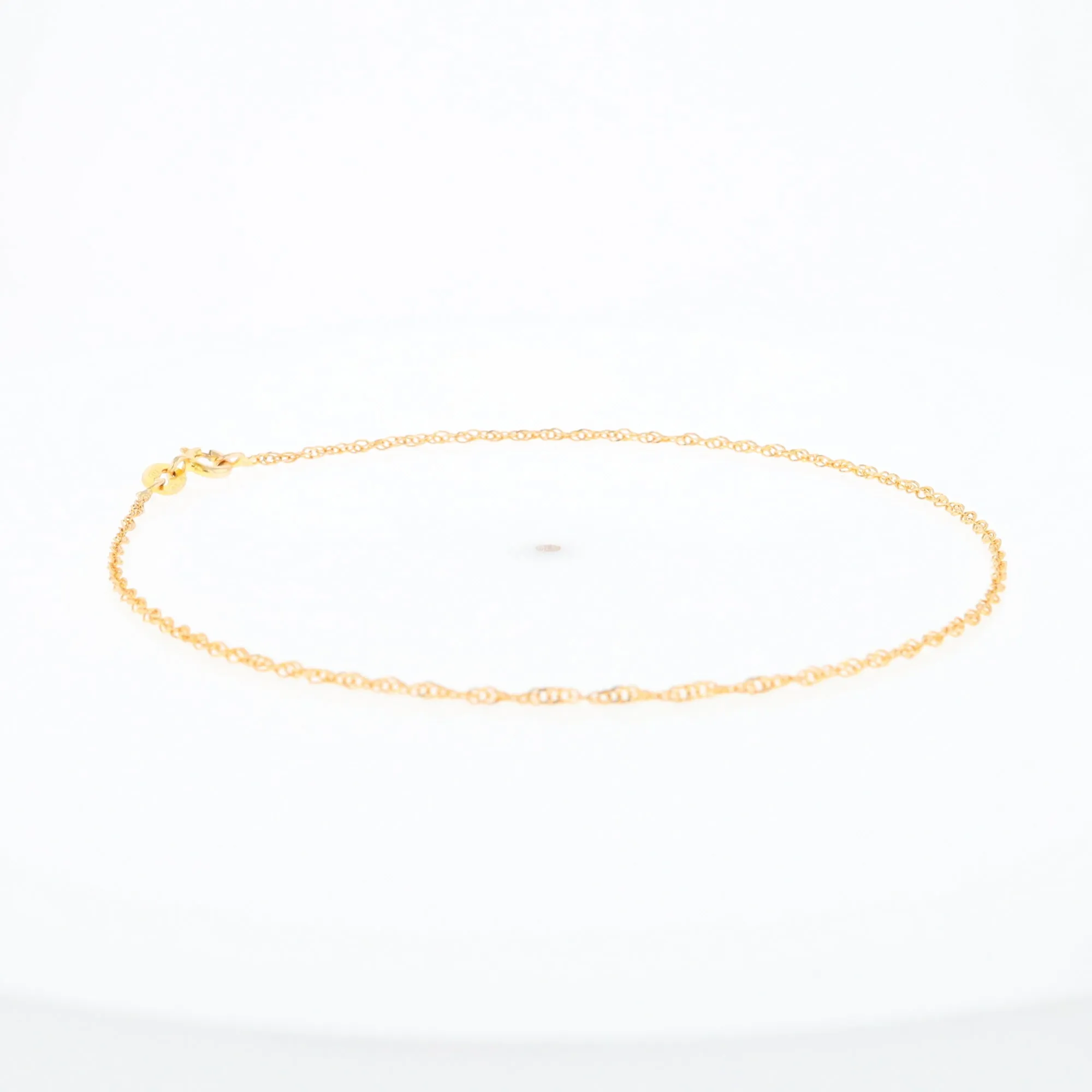 Gold Singapore Anklet