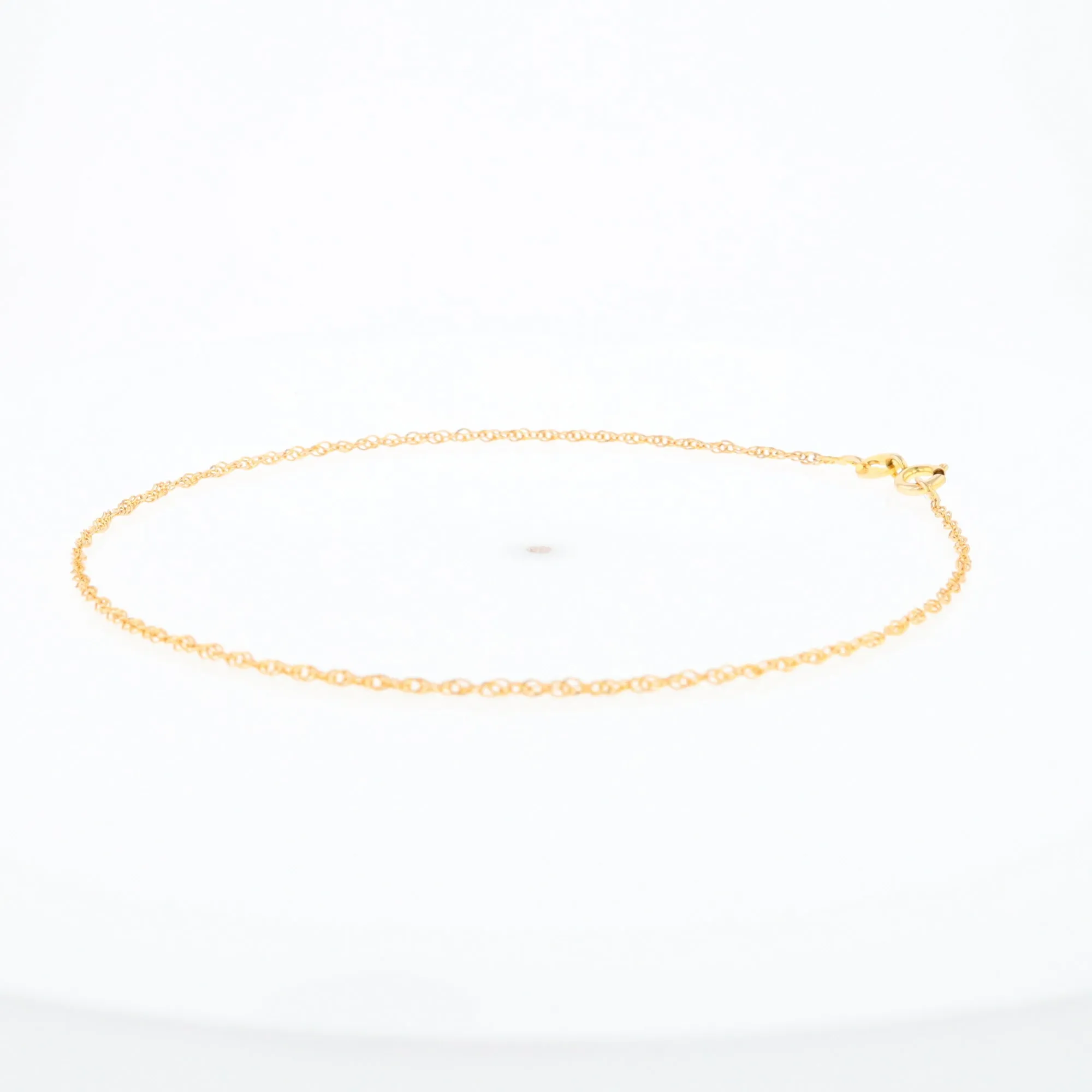 Gold Singapore Anklet