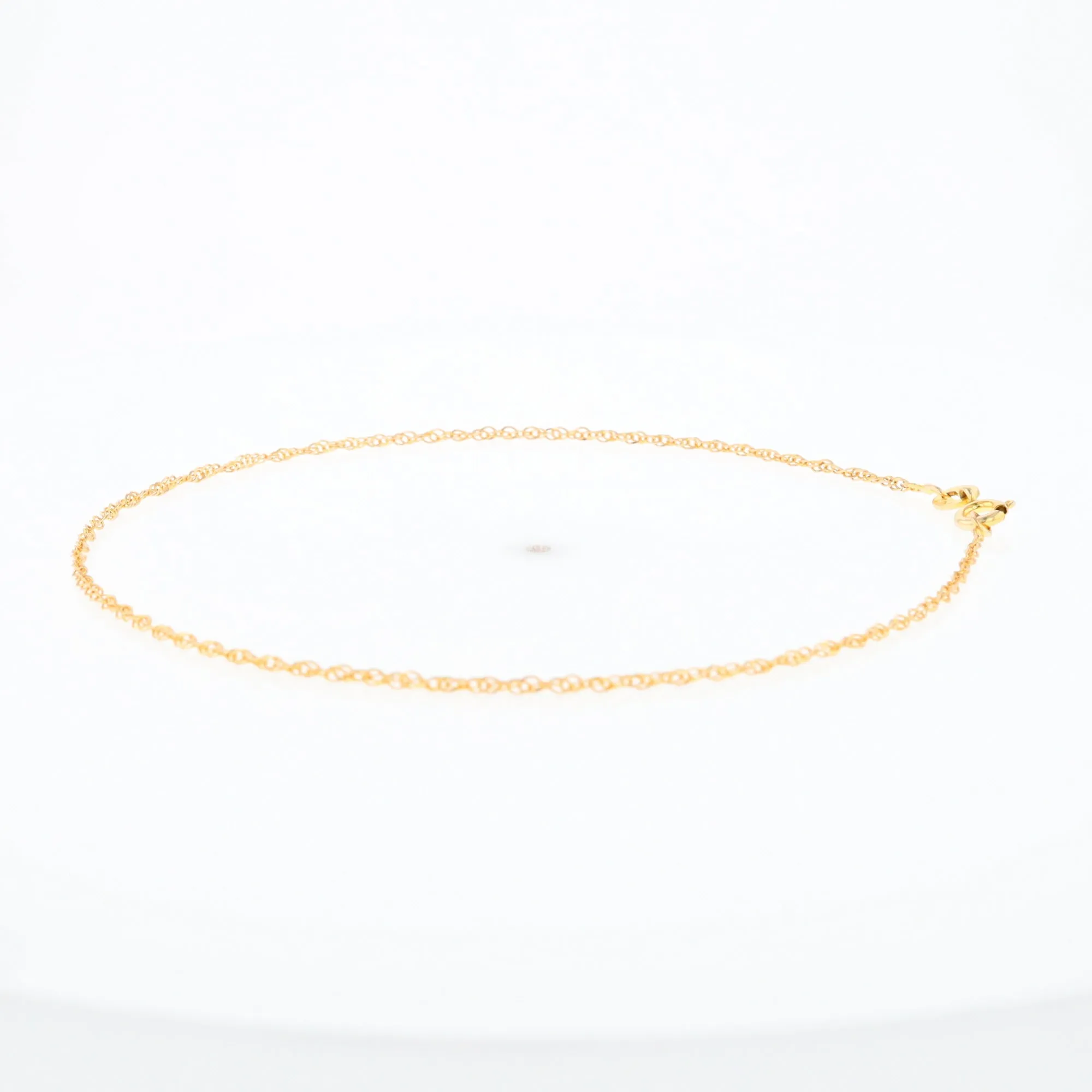 Gold Singapore Anklet