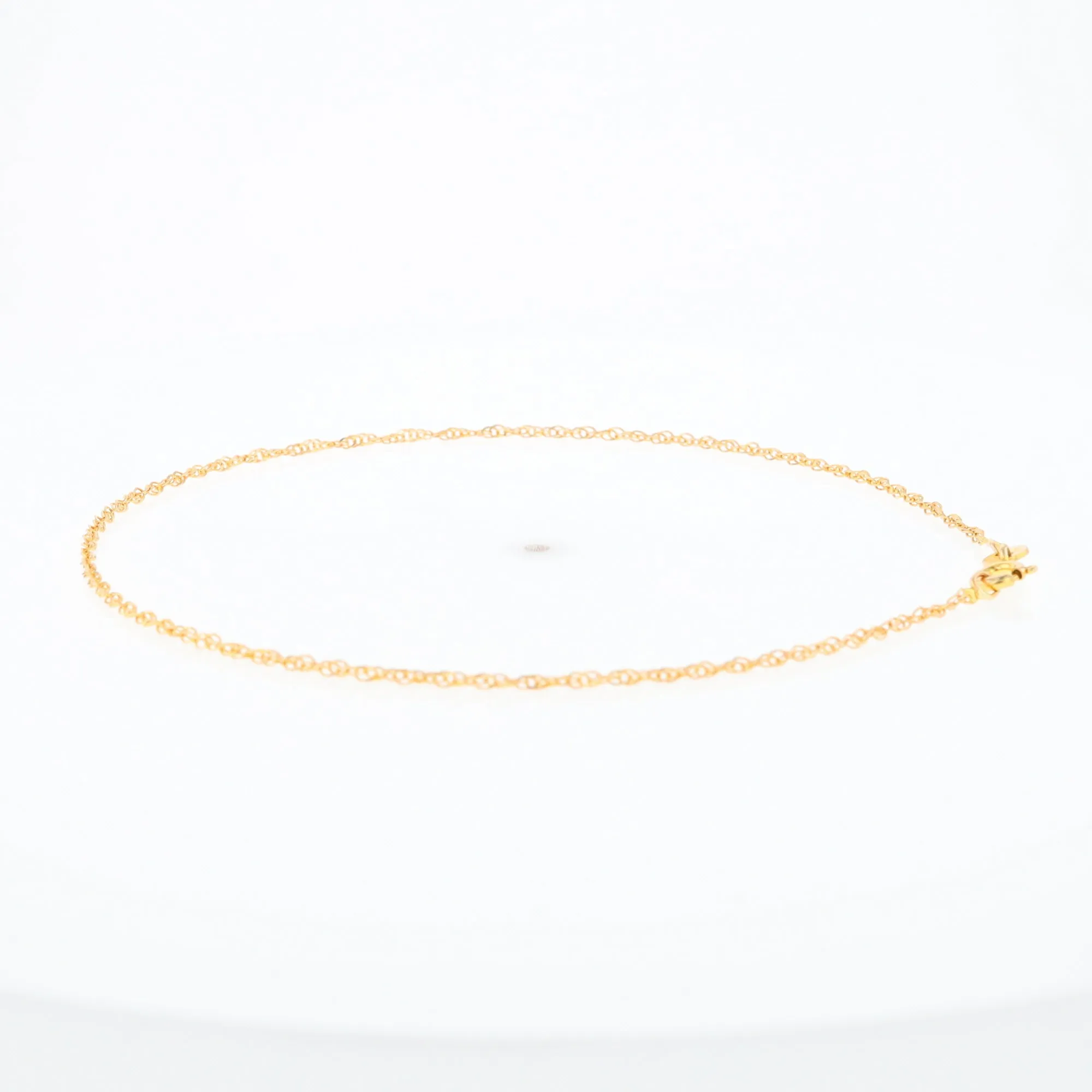 Gold Singapore Anklet