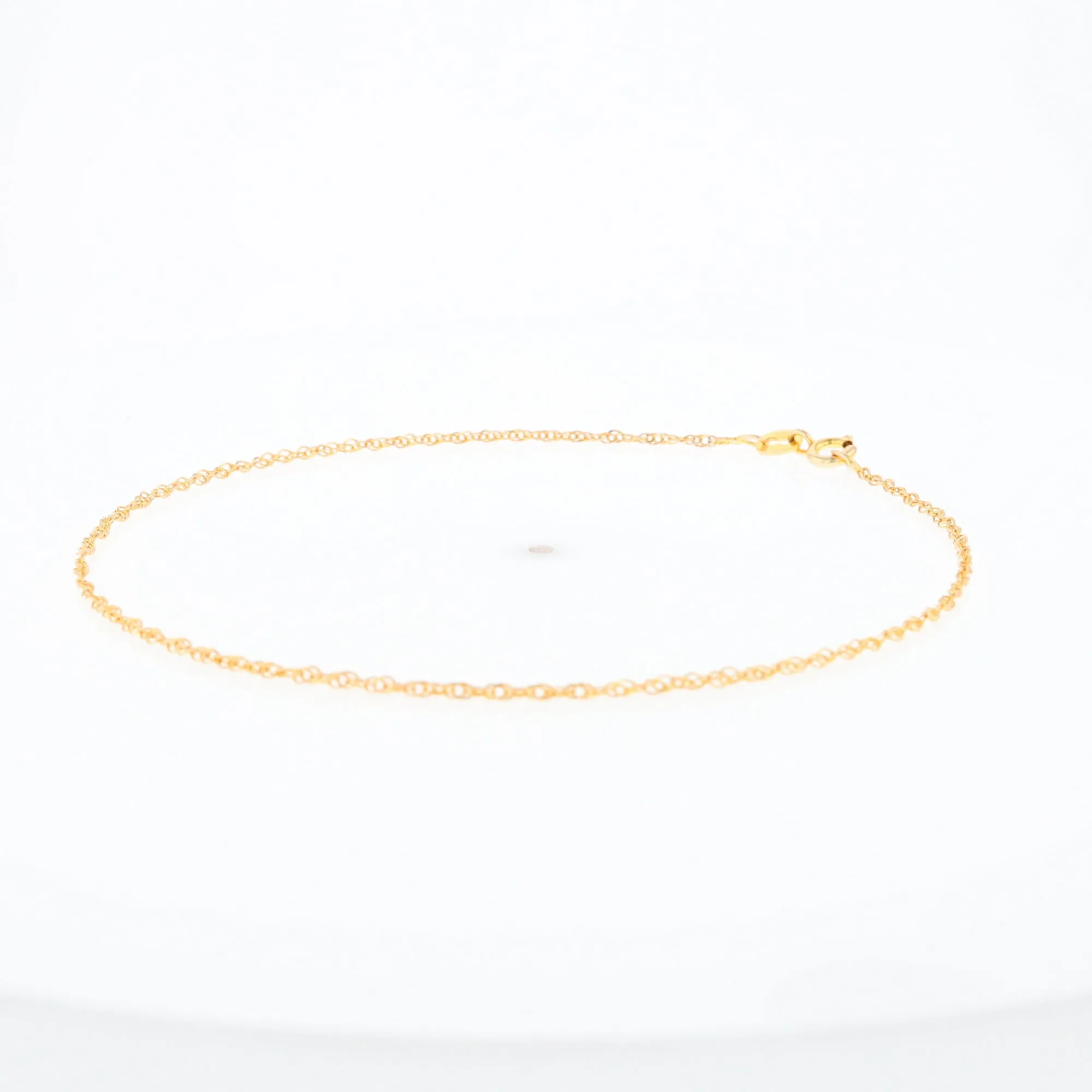 Gold Singapore Anklet