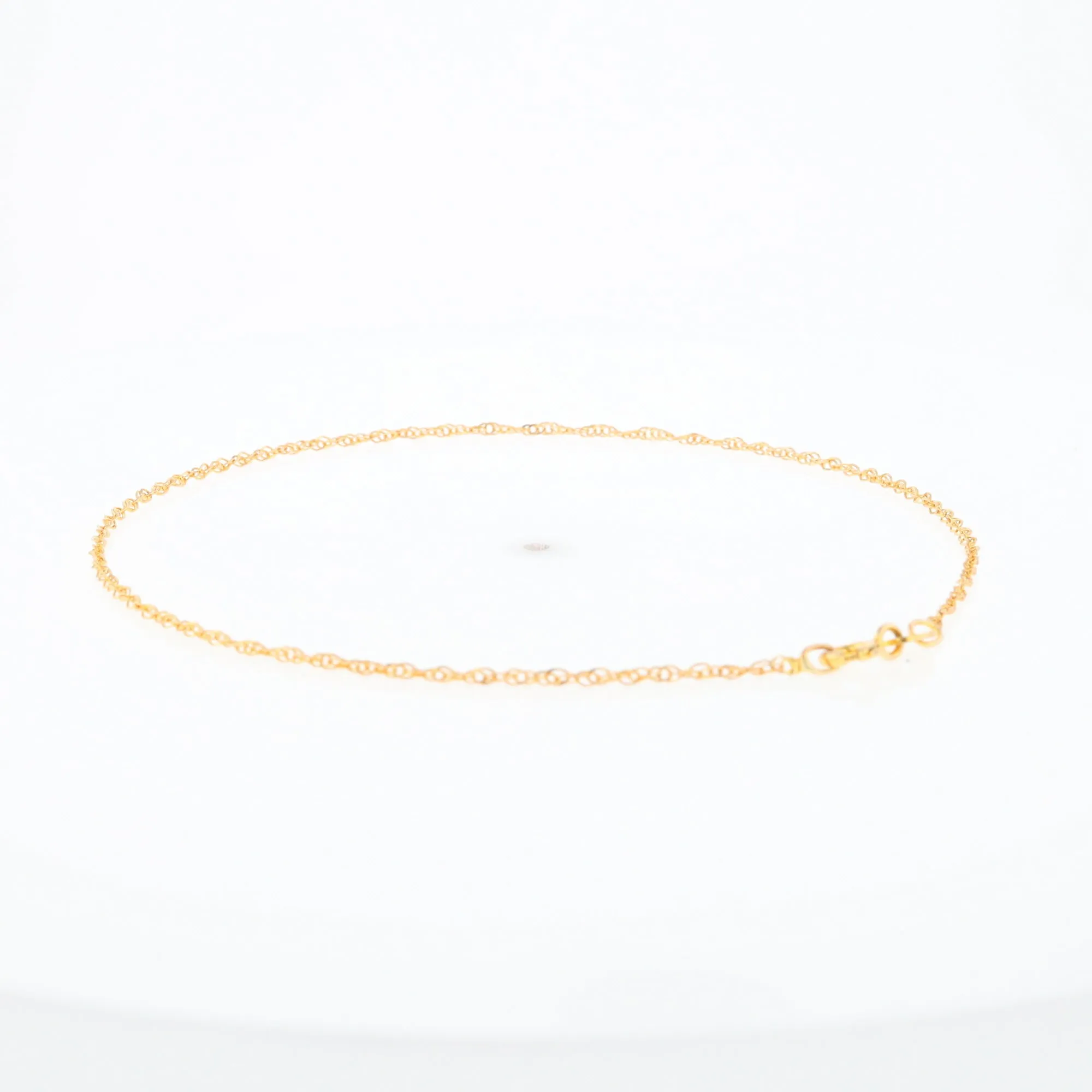 Gold Singapore Anklet