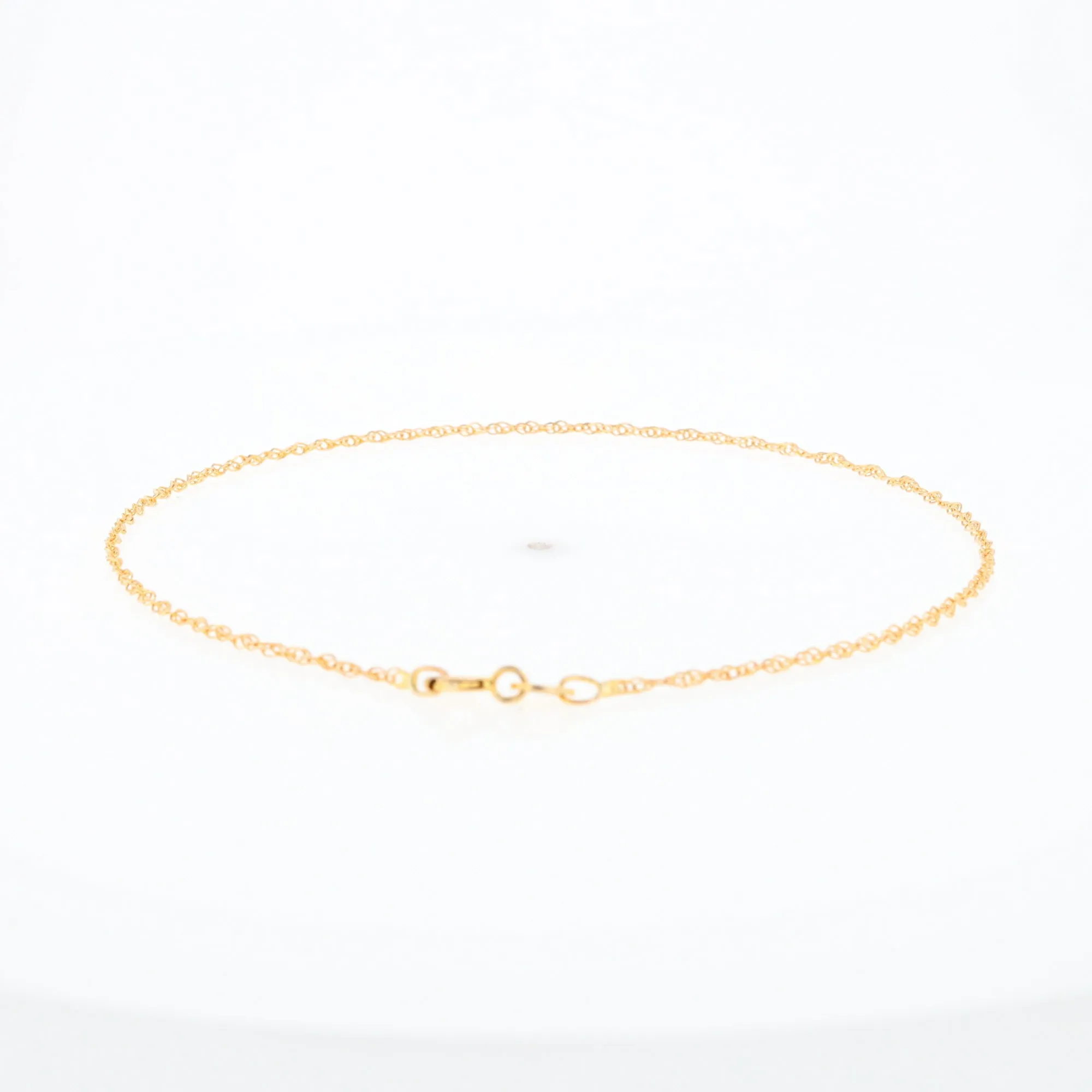 Gold Singapore Anklet