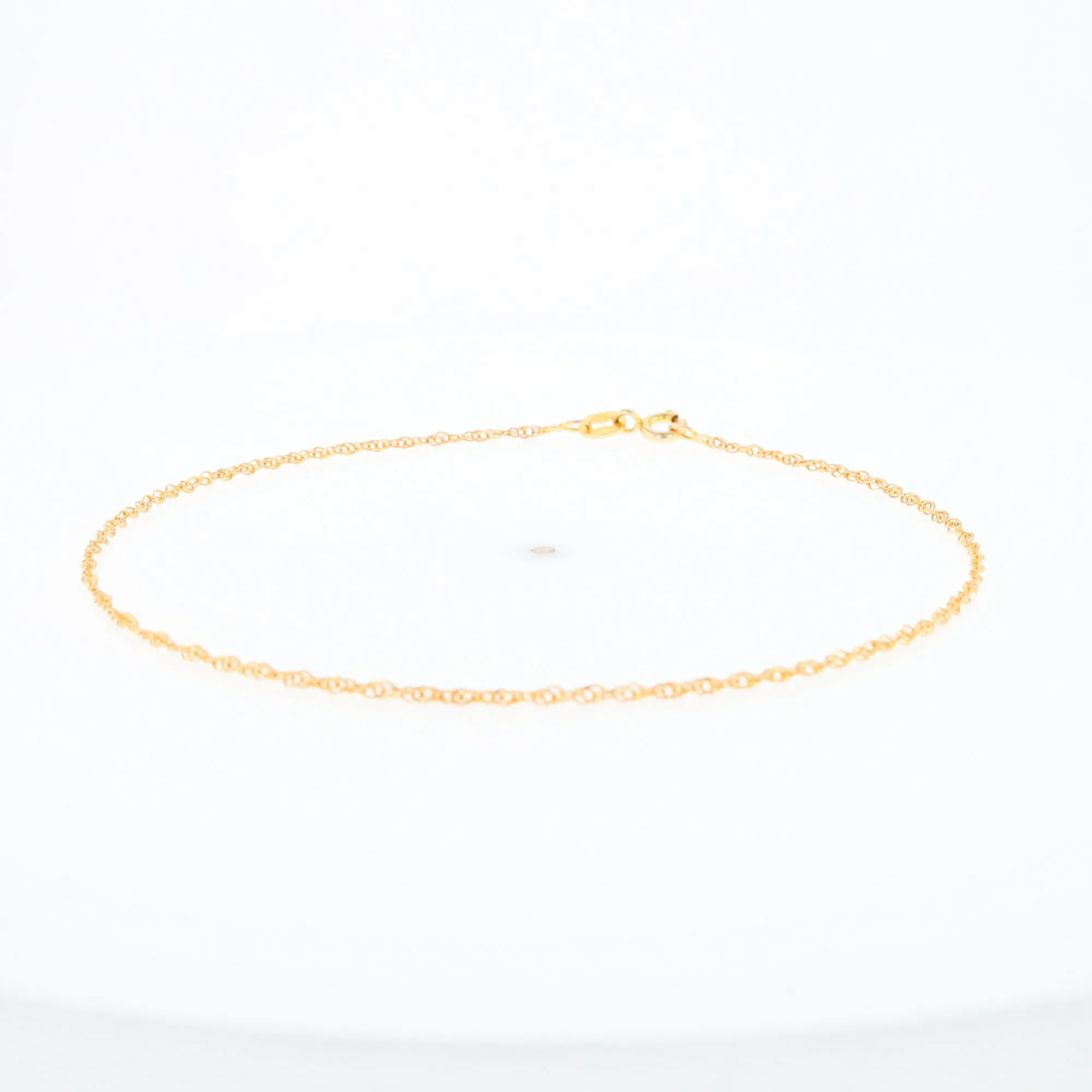 Gold Singapore Anklet