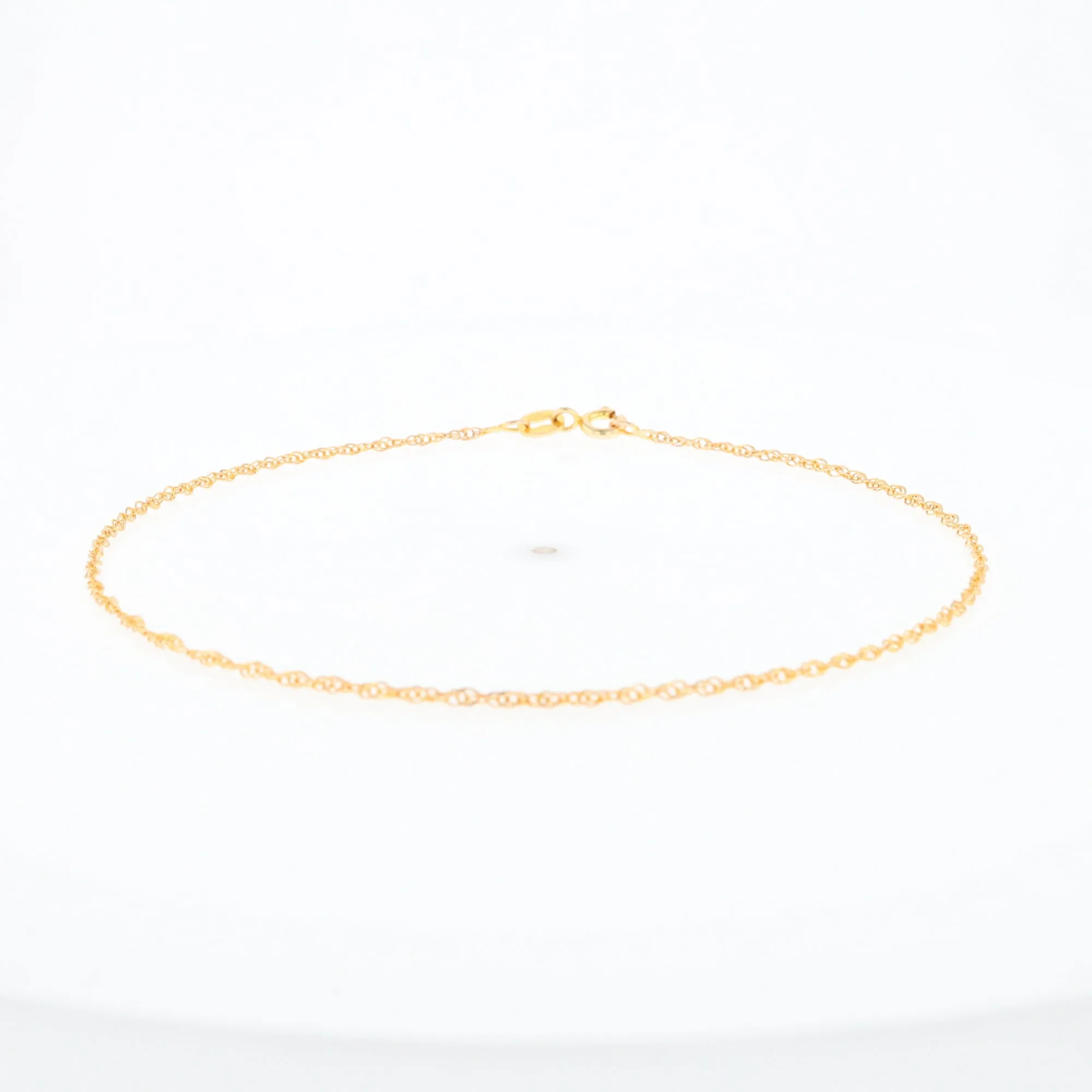 Gold Singapore Anklet