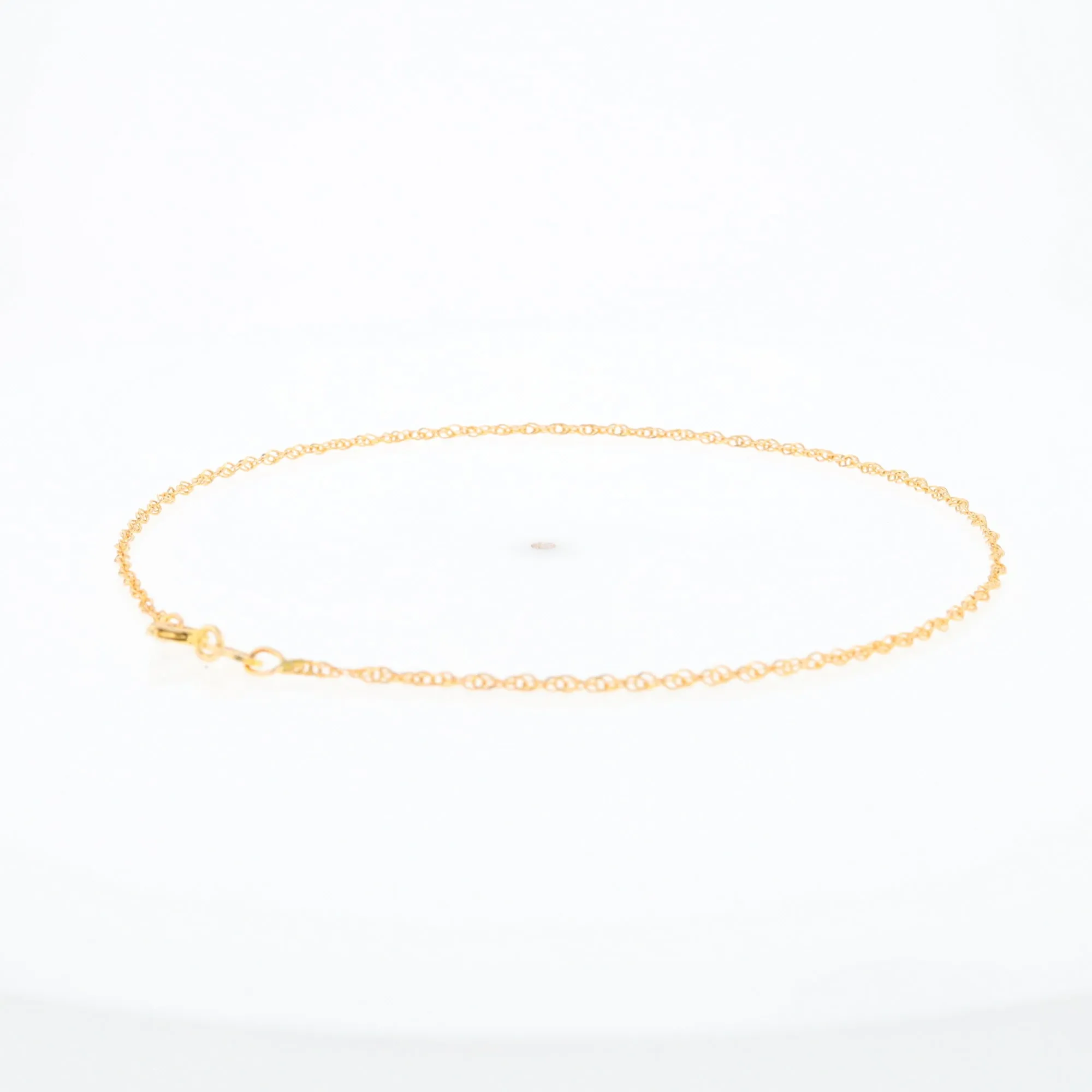 Gold Singapore Anklet