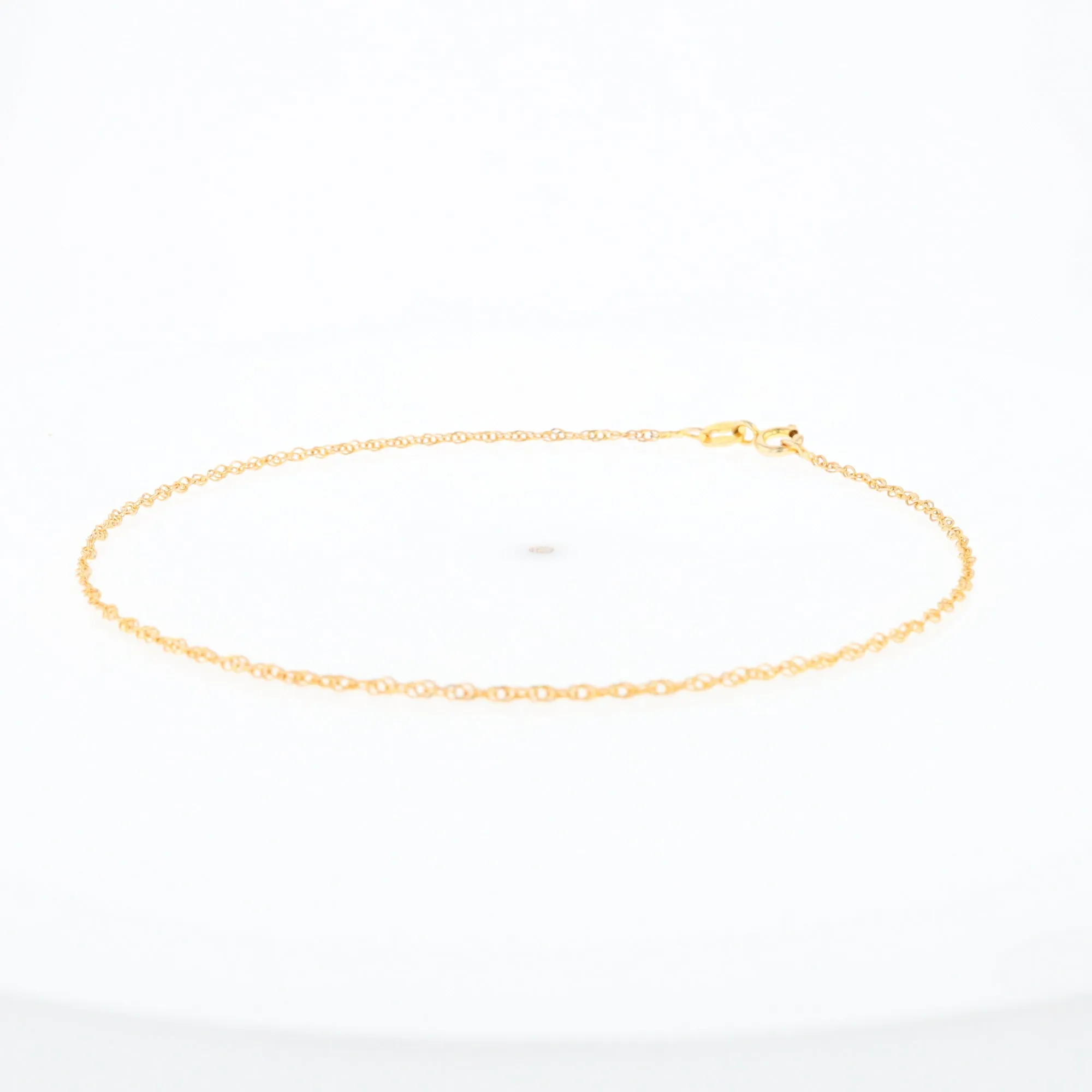 Gold Singapore Anklet