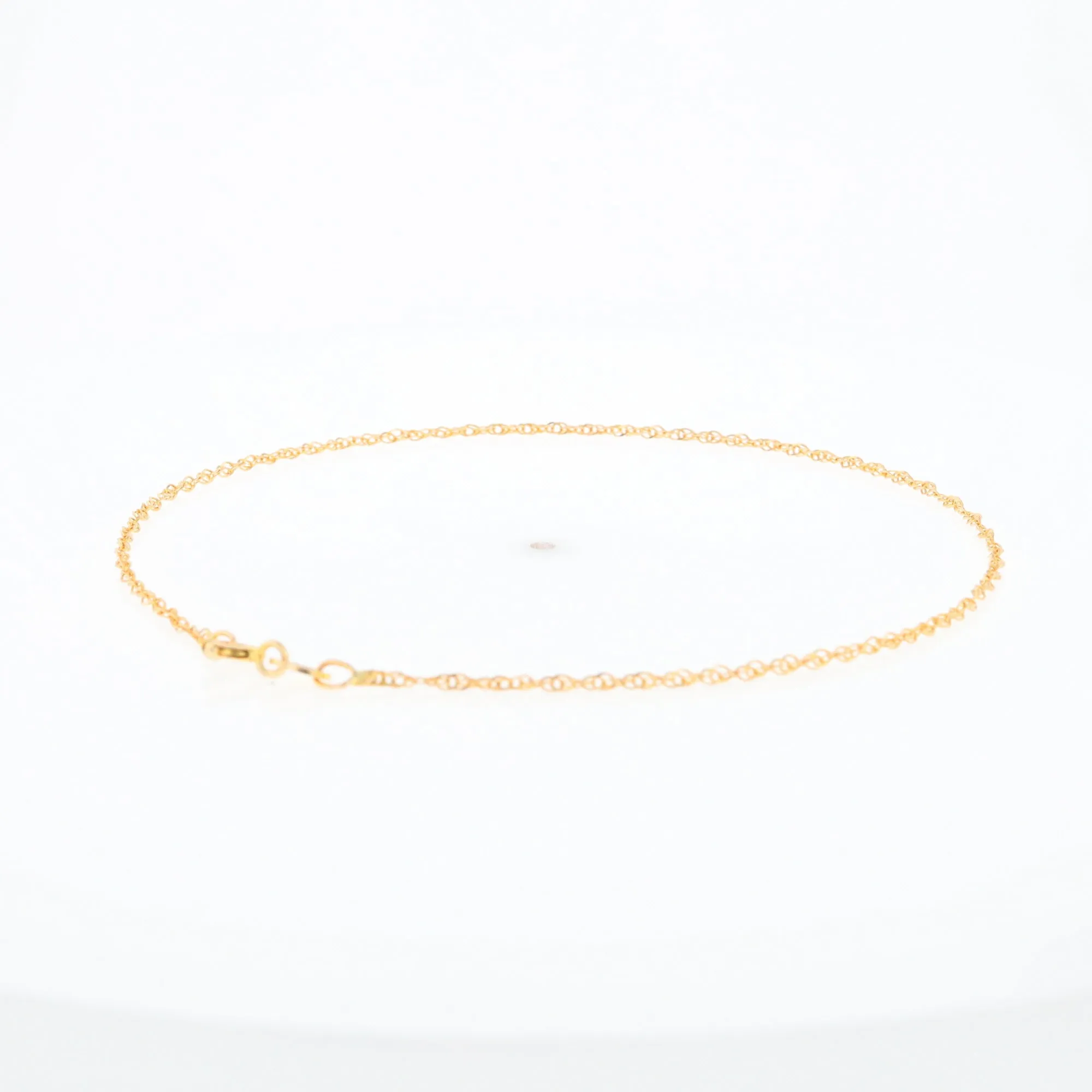 Gold Singapore Anklet