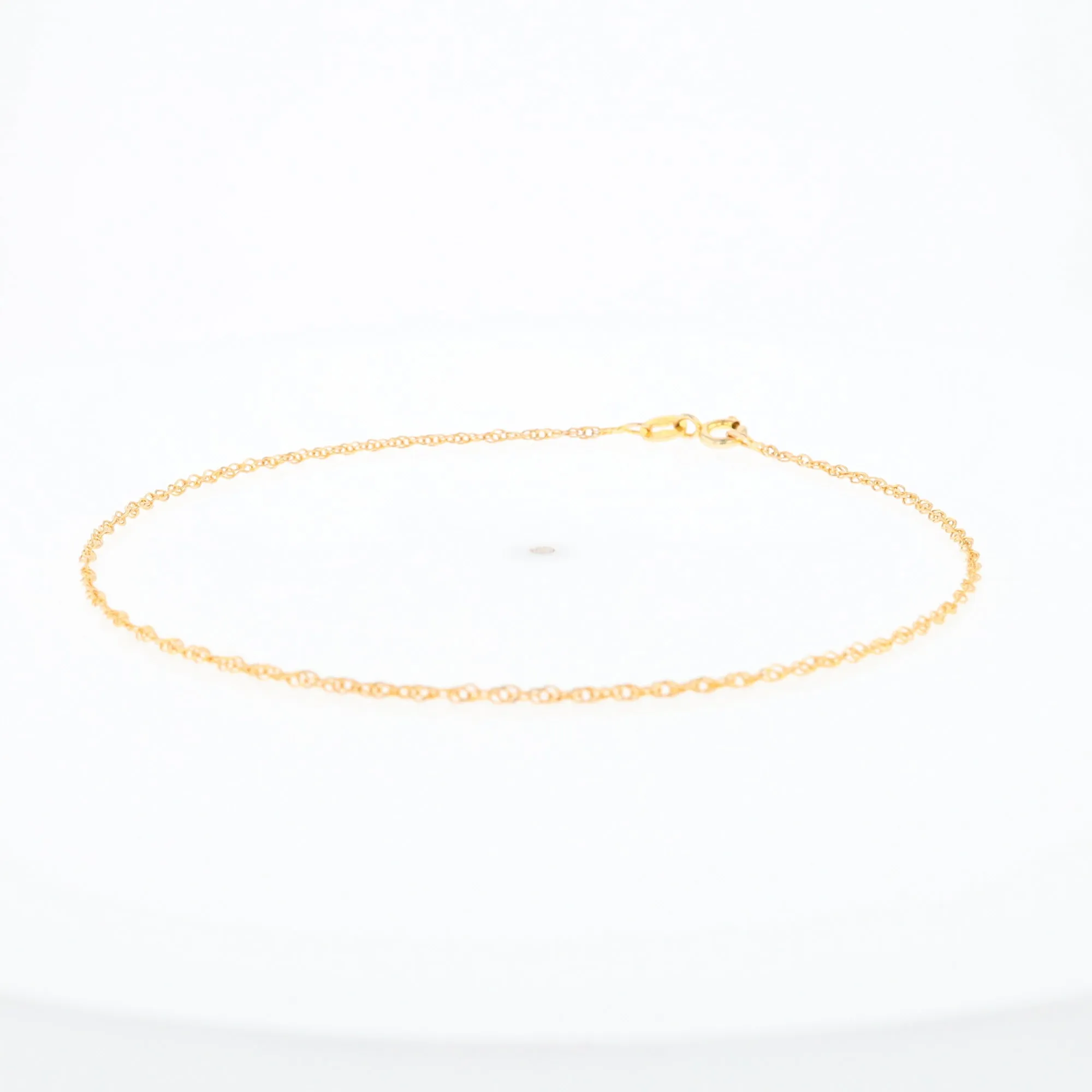 Gold Singapore Anklet