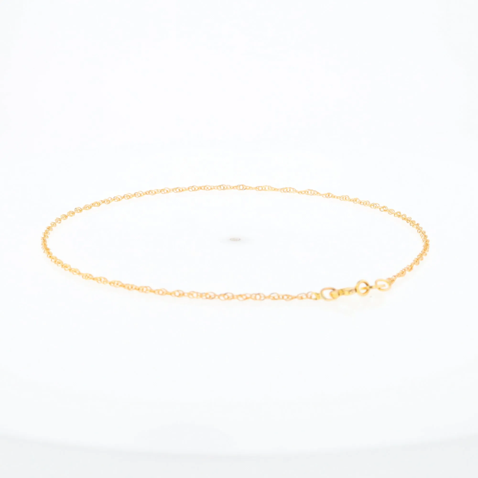 Gold Singapore Anklet