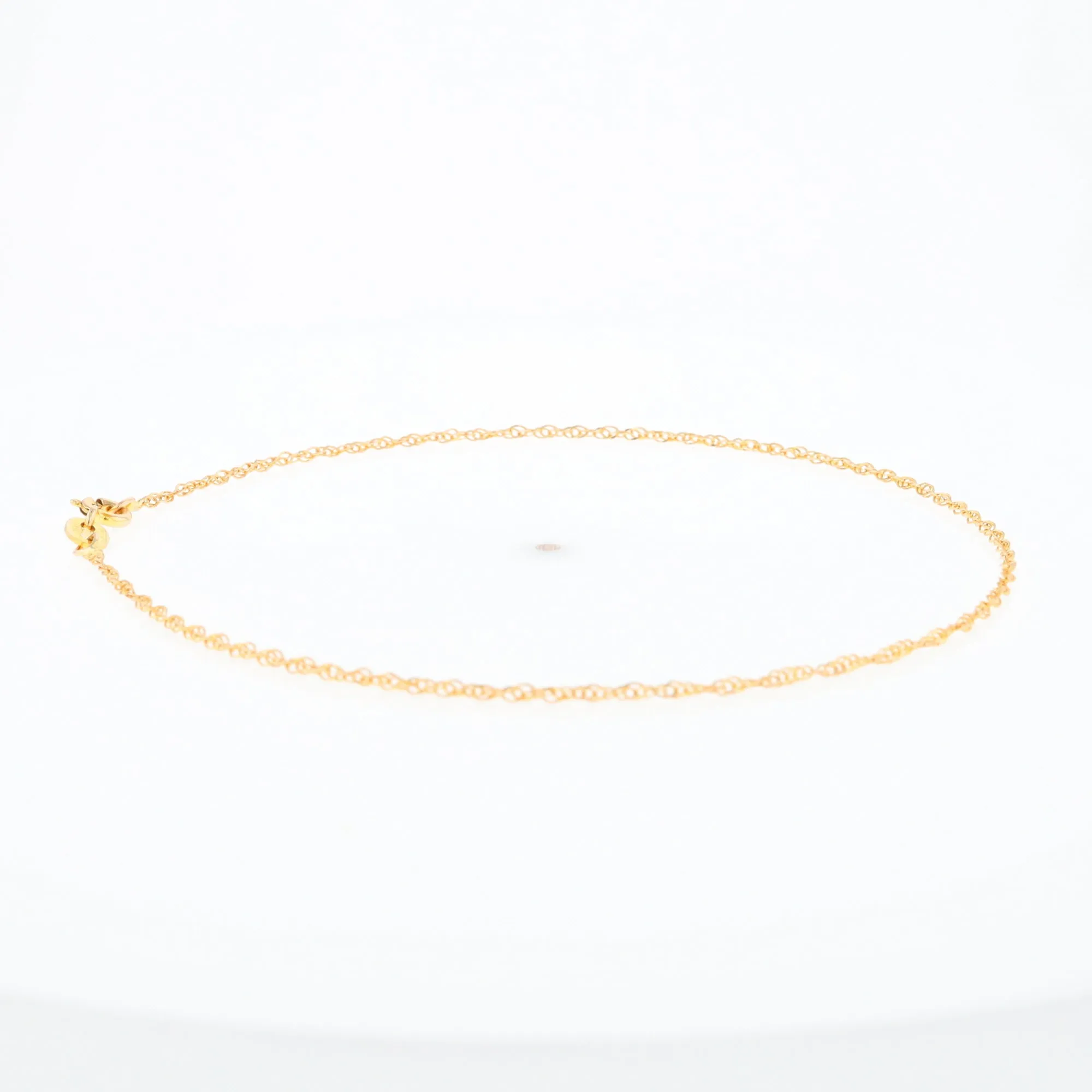 Gold Singapore Anklet