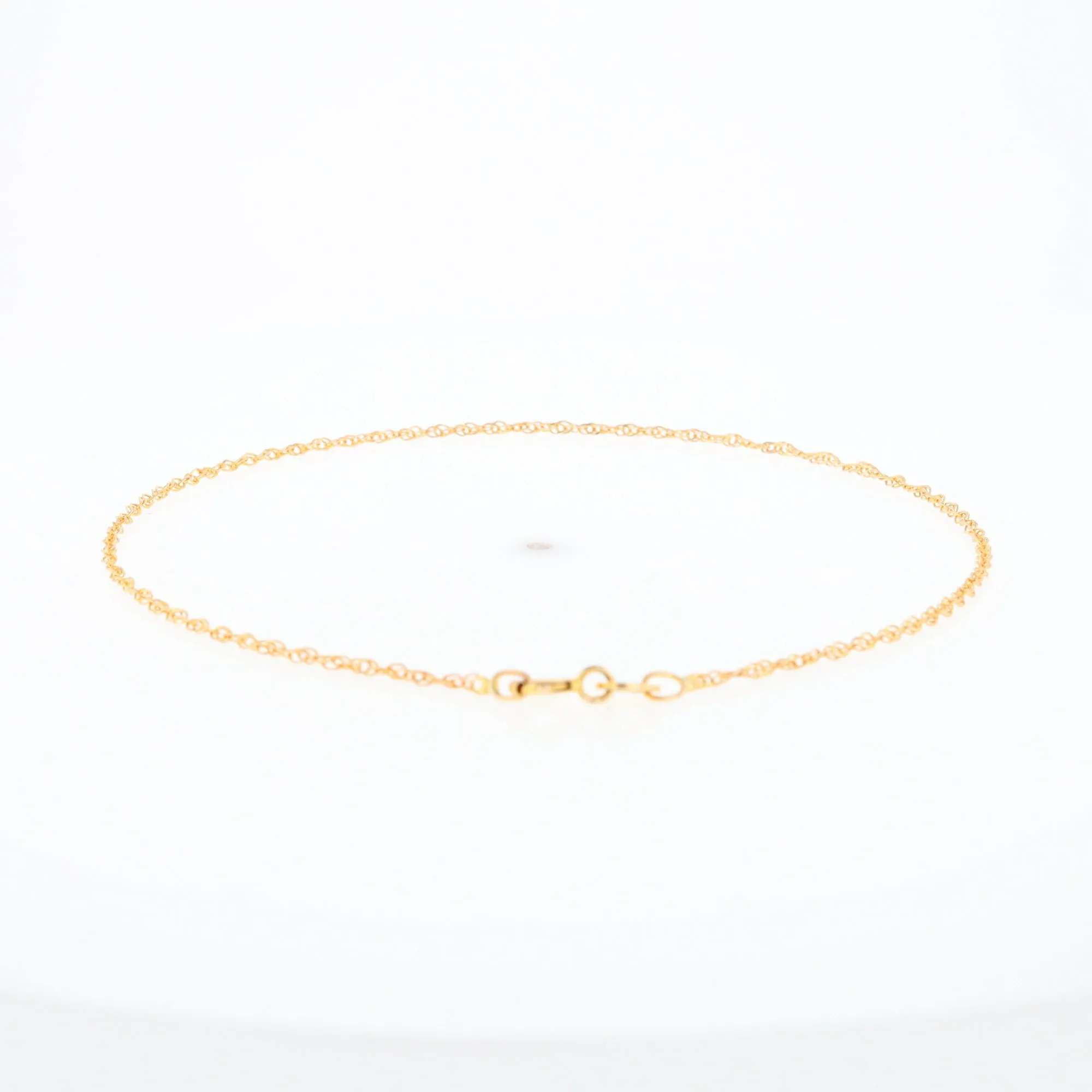 Gold Singapore Anklet