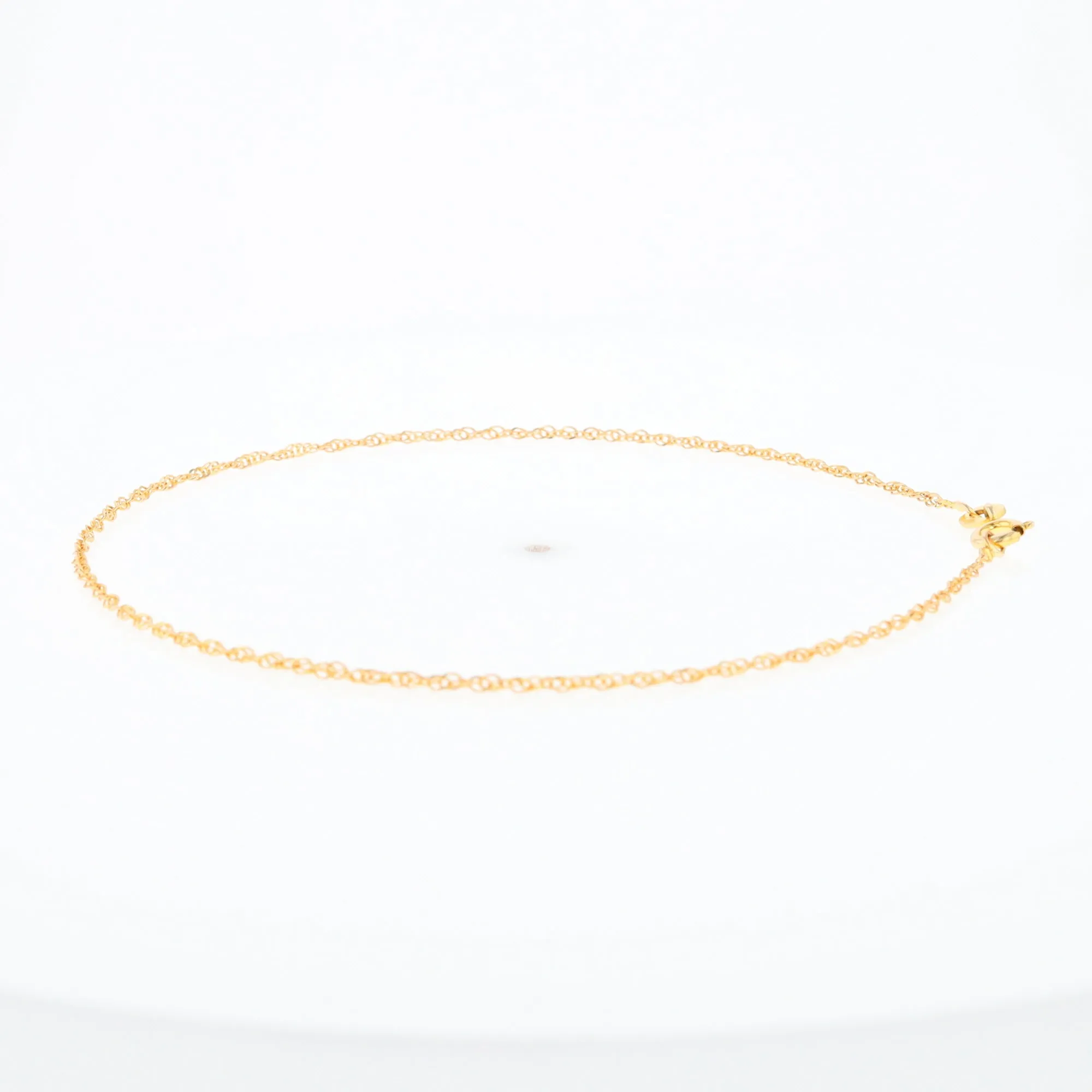 Gold Singapore Anklet