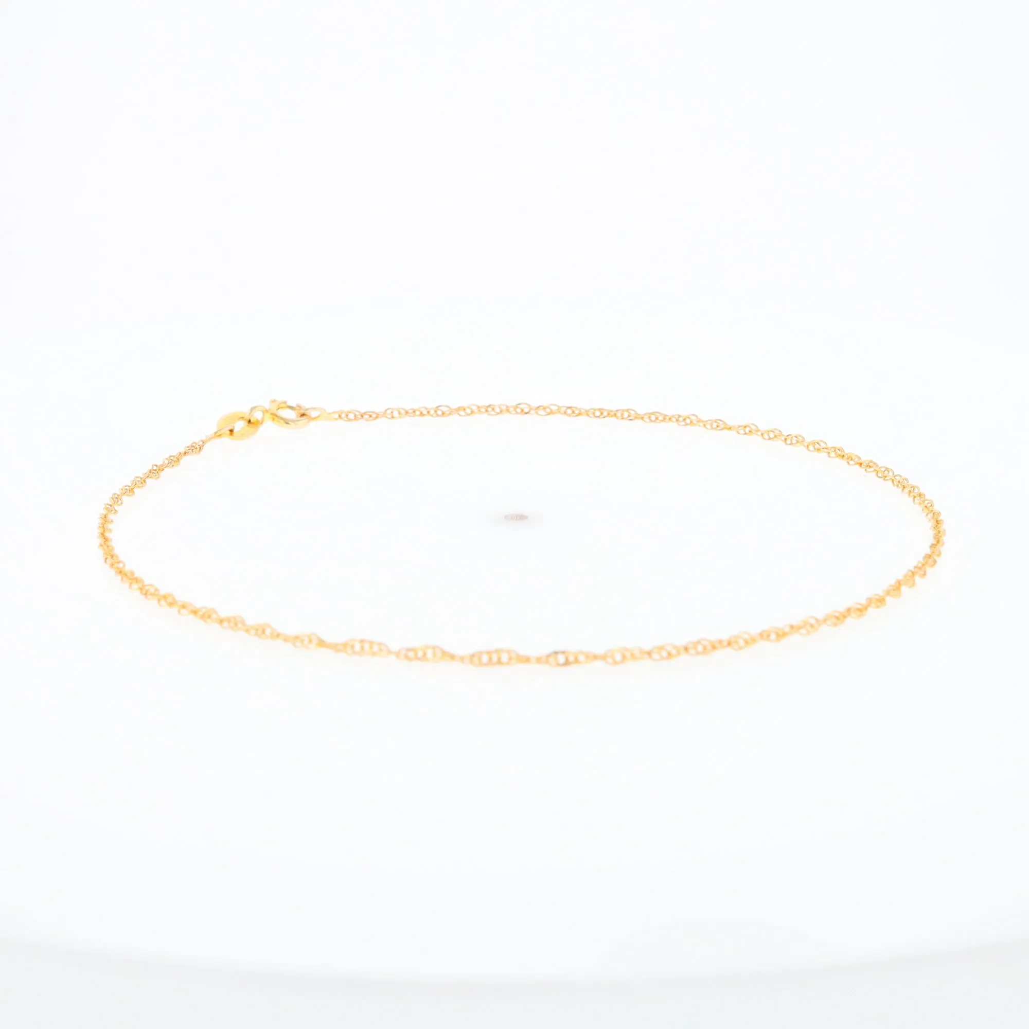 Gold Singapore Anklet