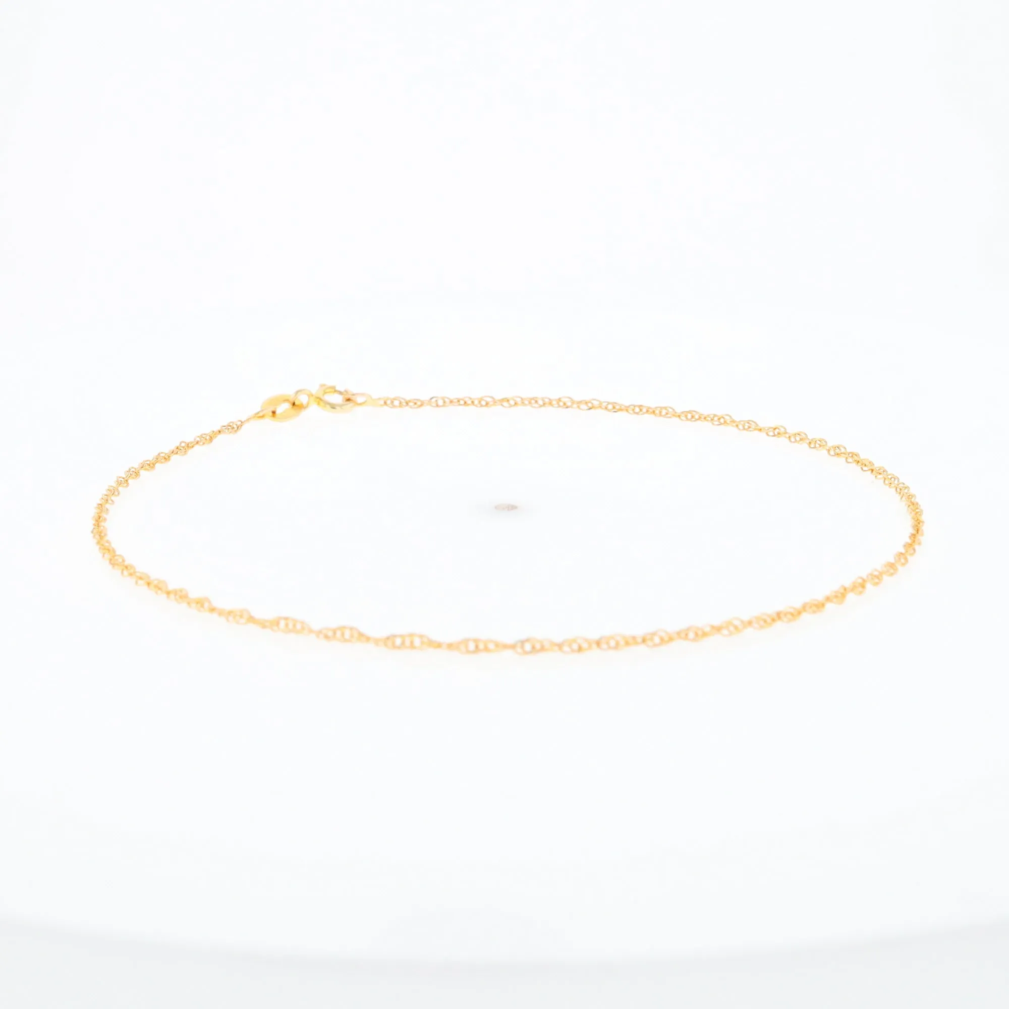 Gold Singapore Anklet