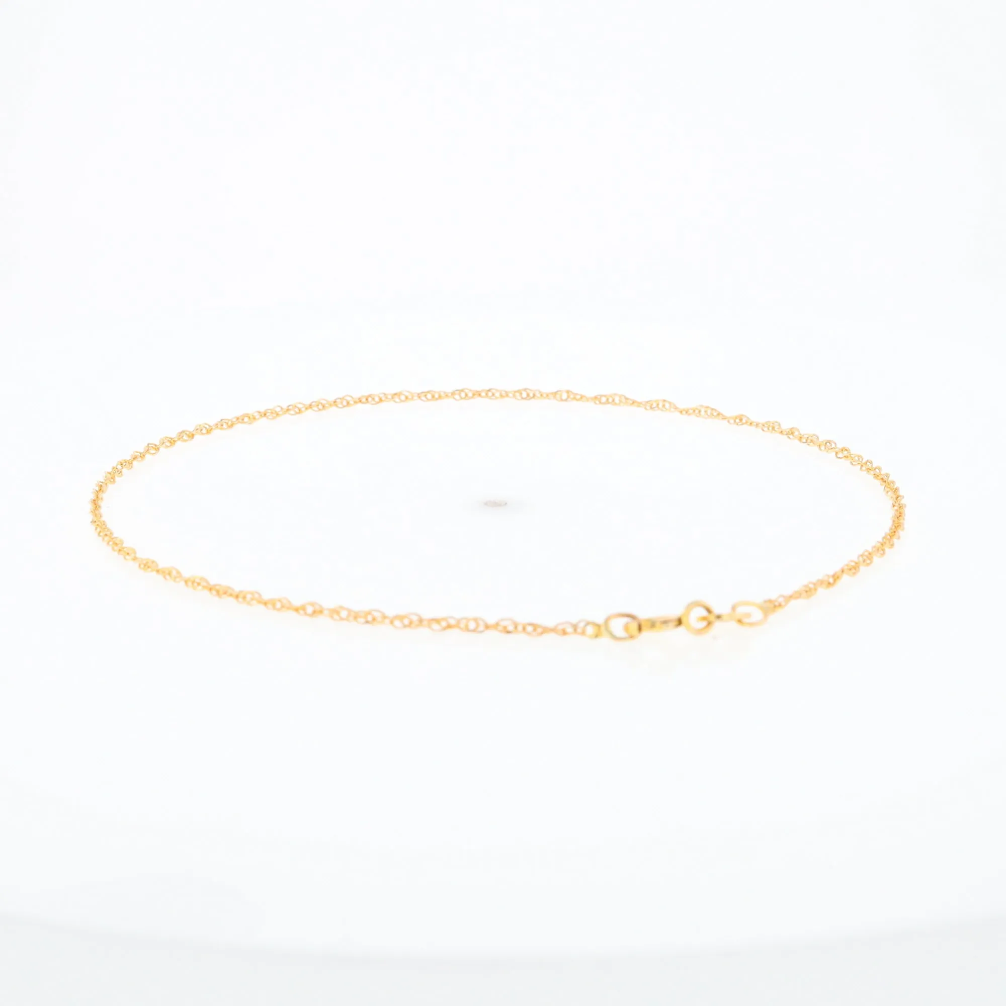 Gold Singapore Anklet