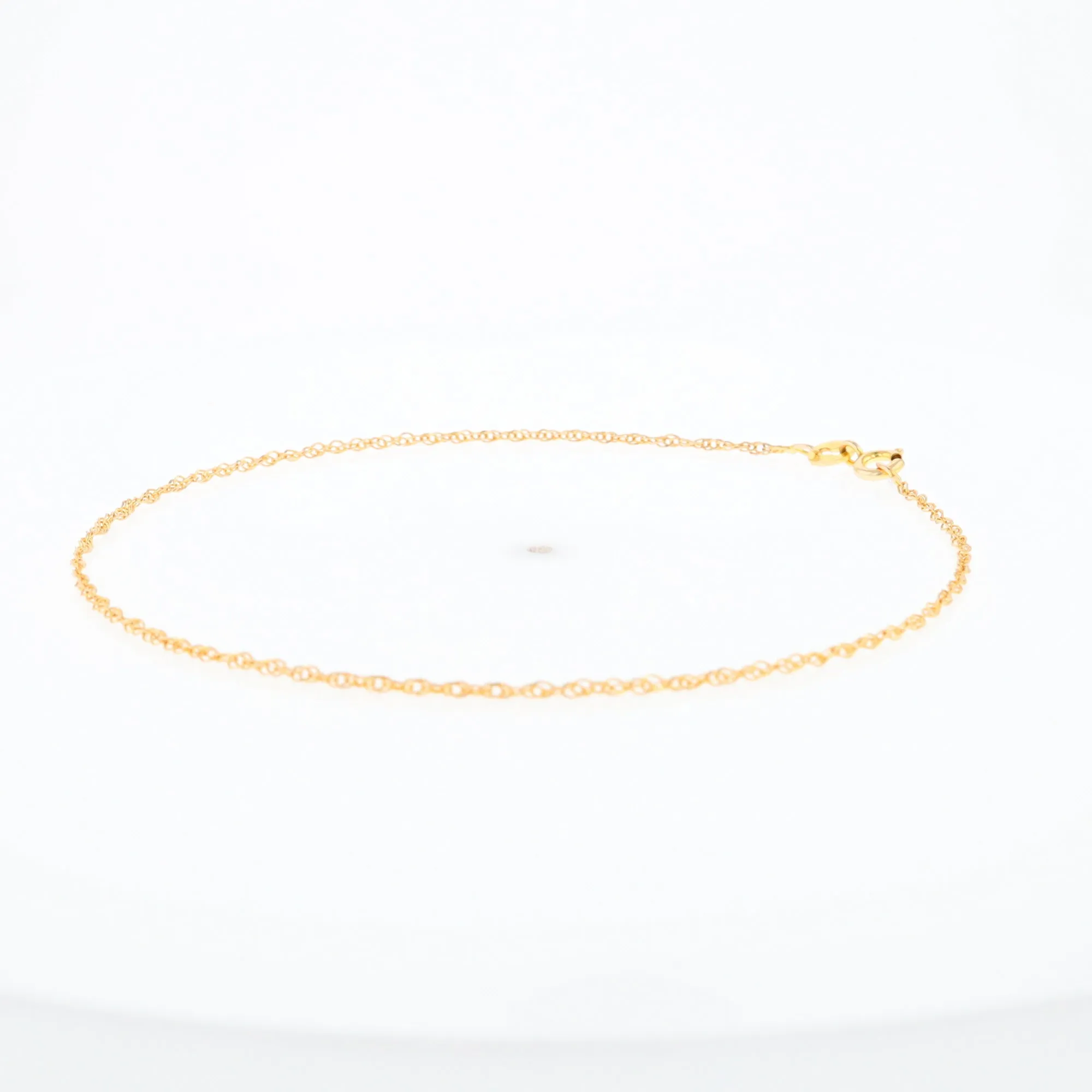 Gold Singapore Anklet