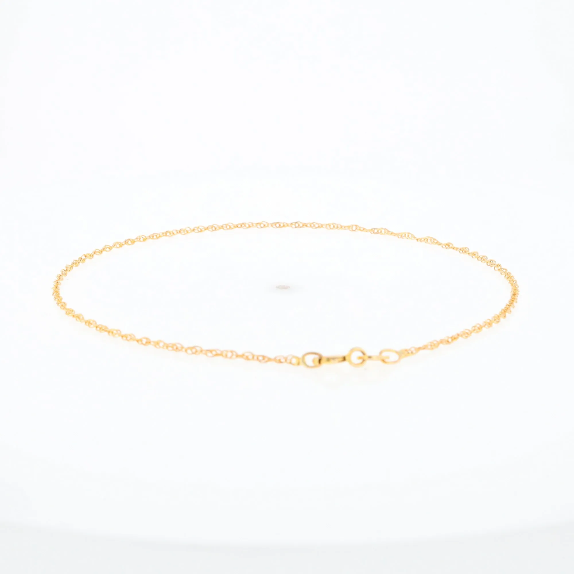 Gold Singapore Anklet