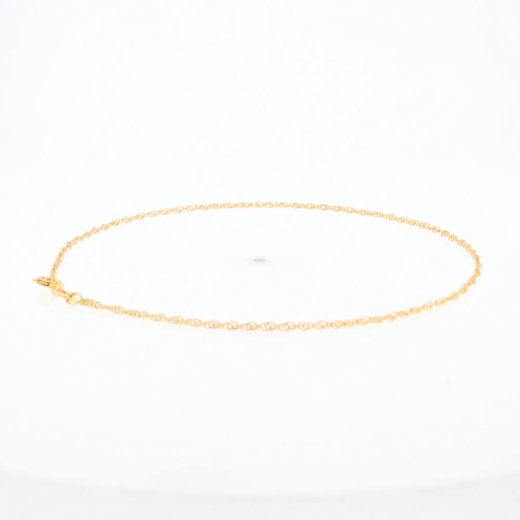 Gold Singapore Anklet