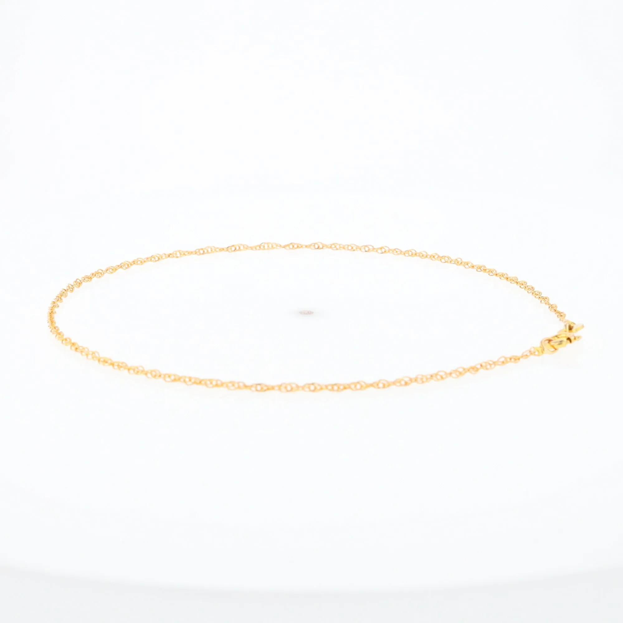 Gold Singapore Anklet