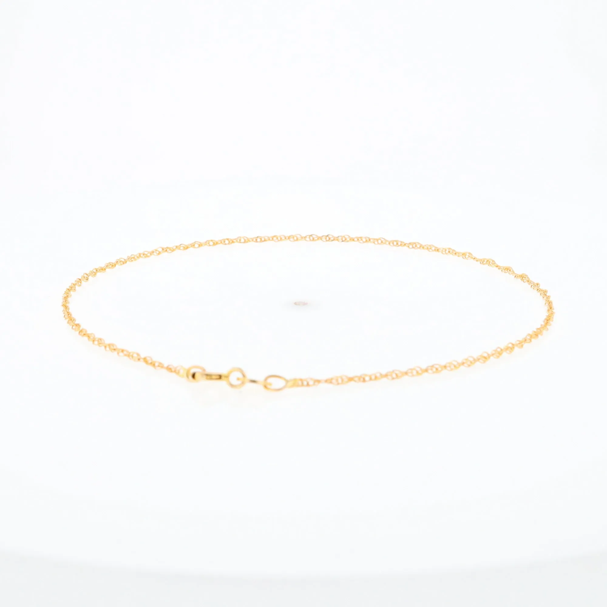 Gold Singapore Anklet