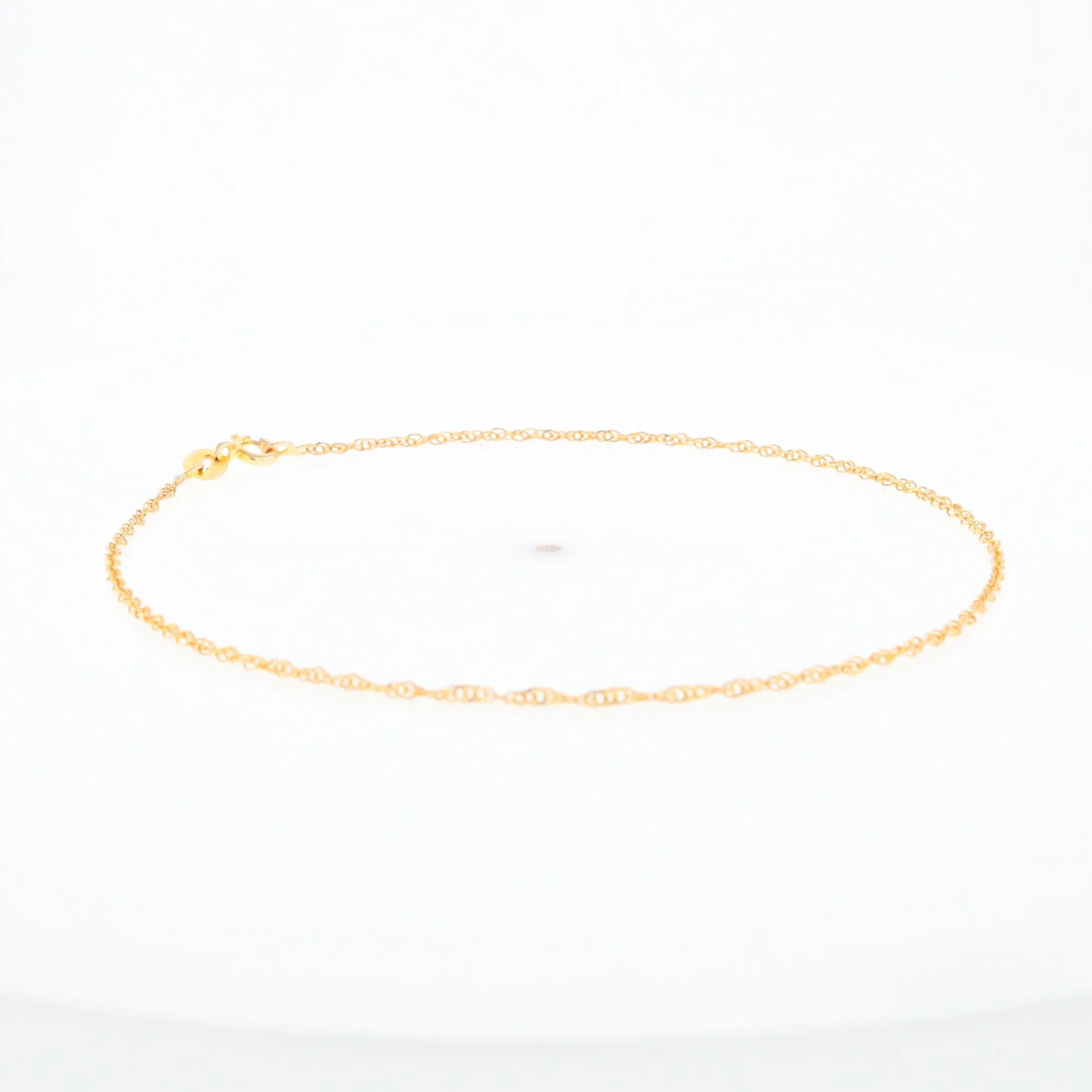 Gold Singapore Anklet