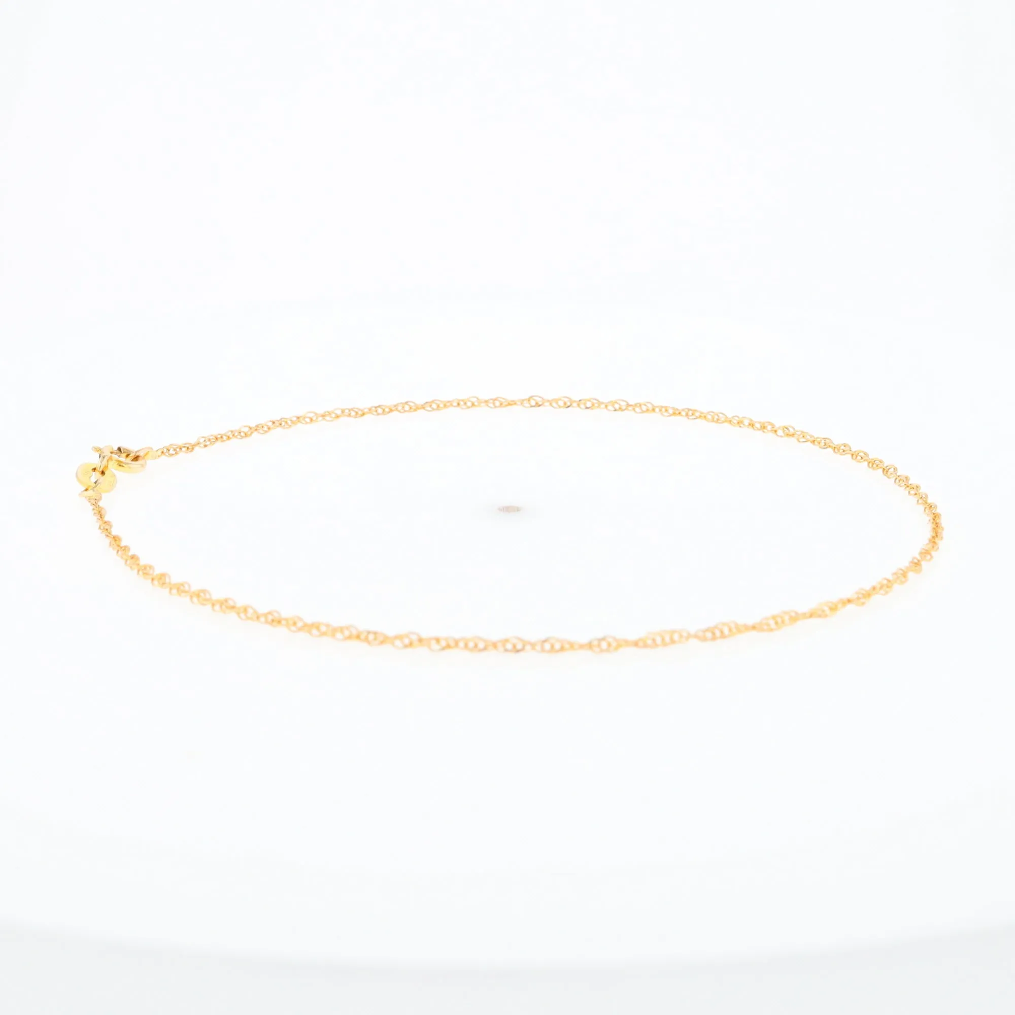 Gold Singapore Anklet