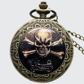 Goth Skull Pocket Watch