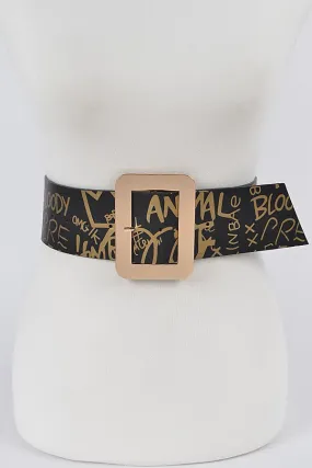 GRAFFITI BELT FINAL SALE