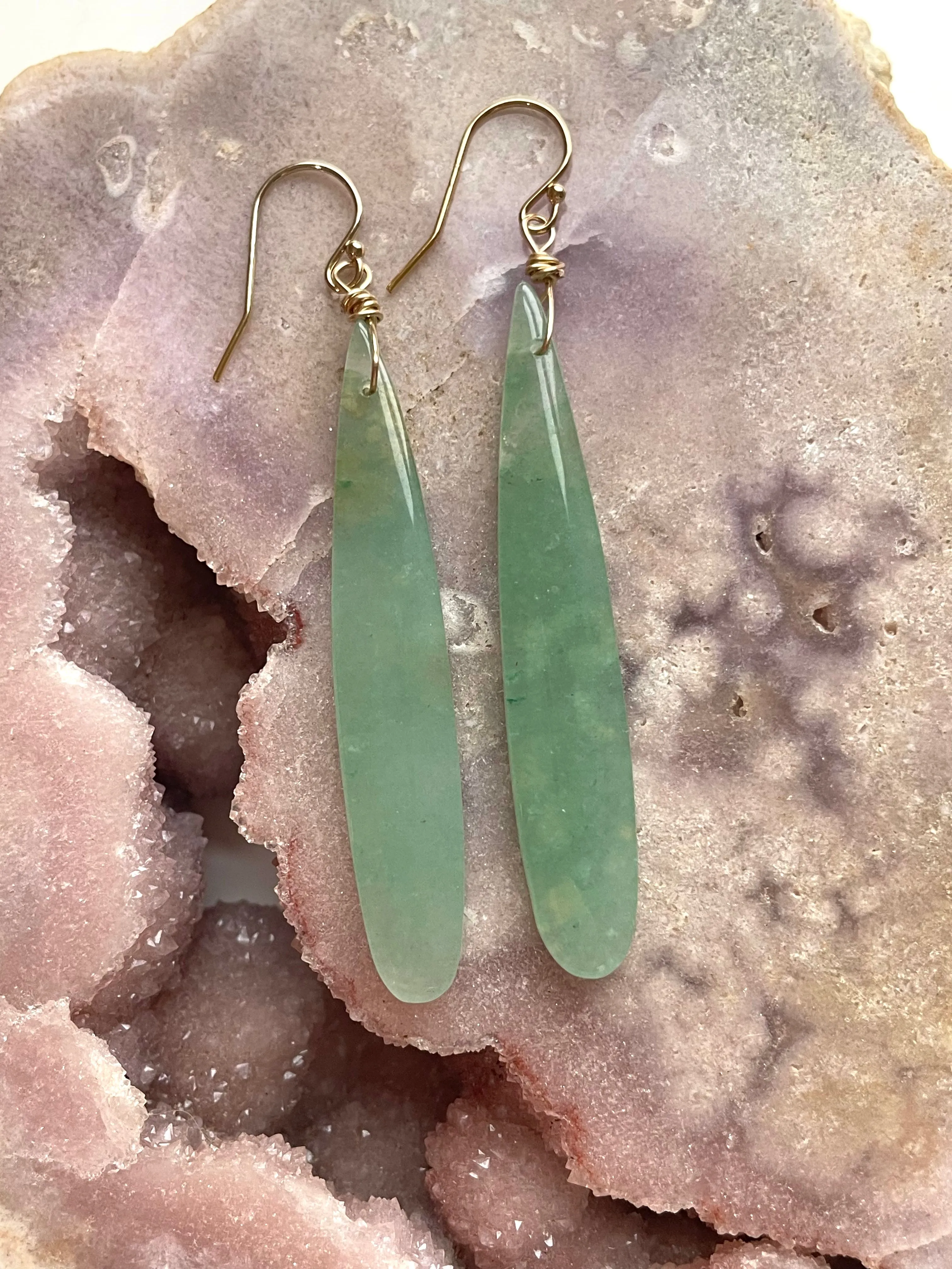 Green Aventurine Earrings