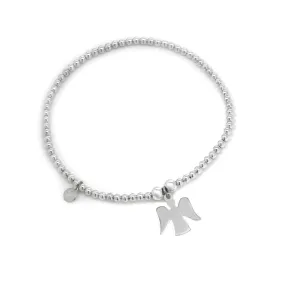 Guardian Angel Ball Bracelet - Sterling Silver