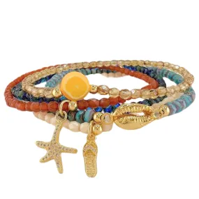 Guilia Mediterranean Summer Ankle Bracelet Collection