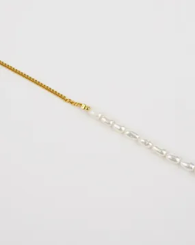 Half Chain Pearl Bracelet