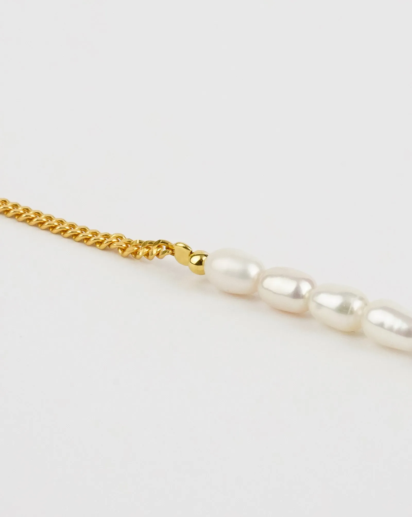 Half Chain Pearl Bracelet