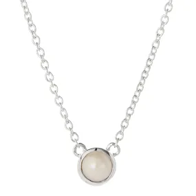 Heavenly Silver Pearl Necklace