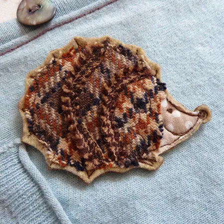 Hedgehog Brooch