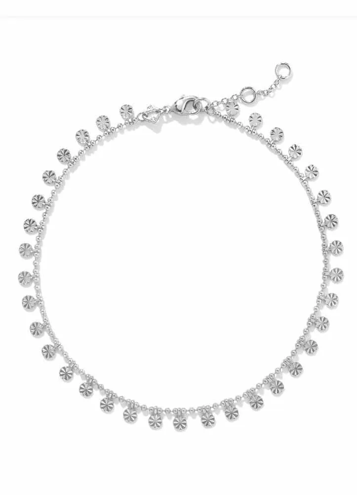 Ivy Anklet Rhod Metal by Kendra Scott