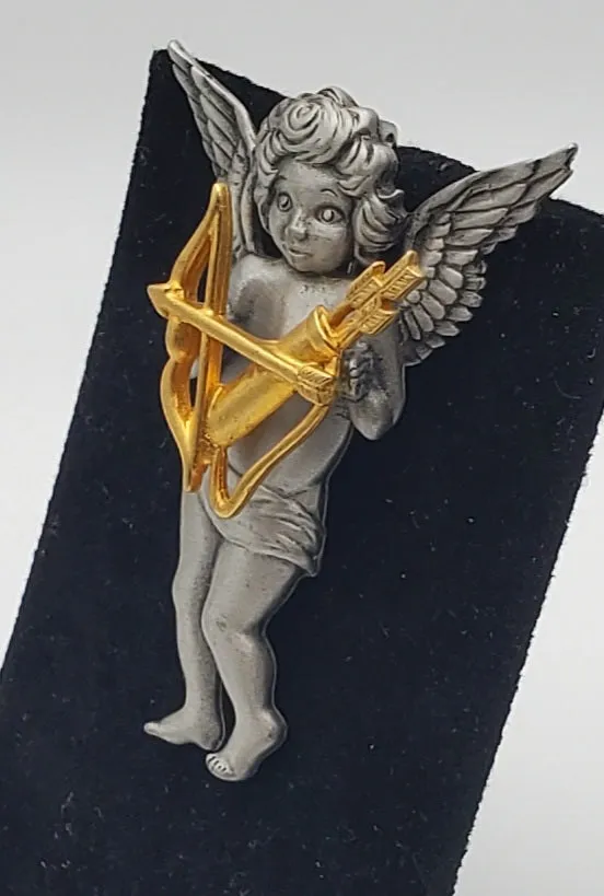 Jonette Jewelry - Vintage Cupid Brooch