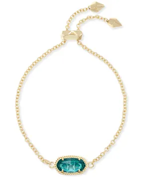 Kendra Scott  Elaina Delicate Chain Bracelet Gold London Blue