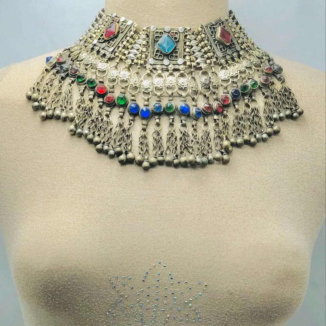 Kuchi Massive Choker Necklace- Ethnic Jewelry