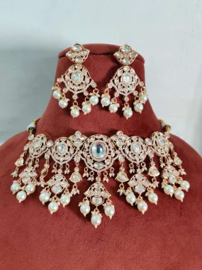 Kundan And Pearl Jadau Necklace