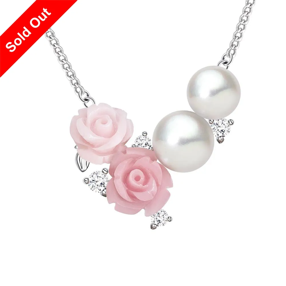 ''La Vie en Rose '' Cultured Pearl Necklace