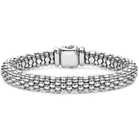 LAGOS 9MM Caviar Bracelet in Sterling Silver - Size Medium (7)